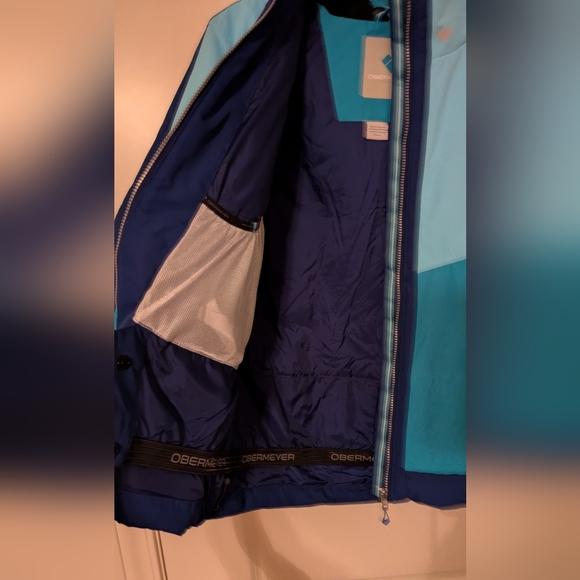Obermeyer Blue and Teal Ski Jacket - Picture 4 of 8